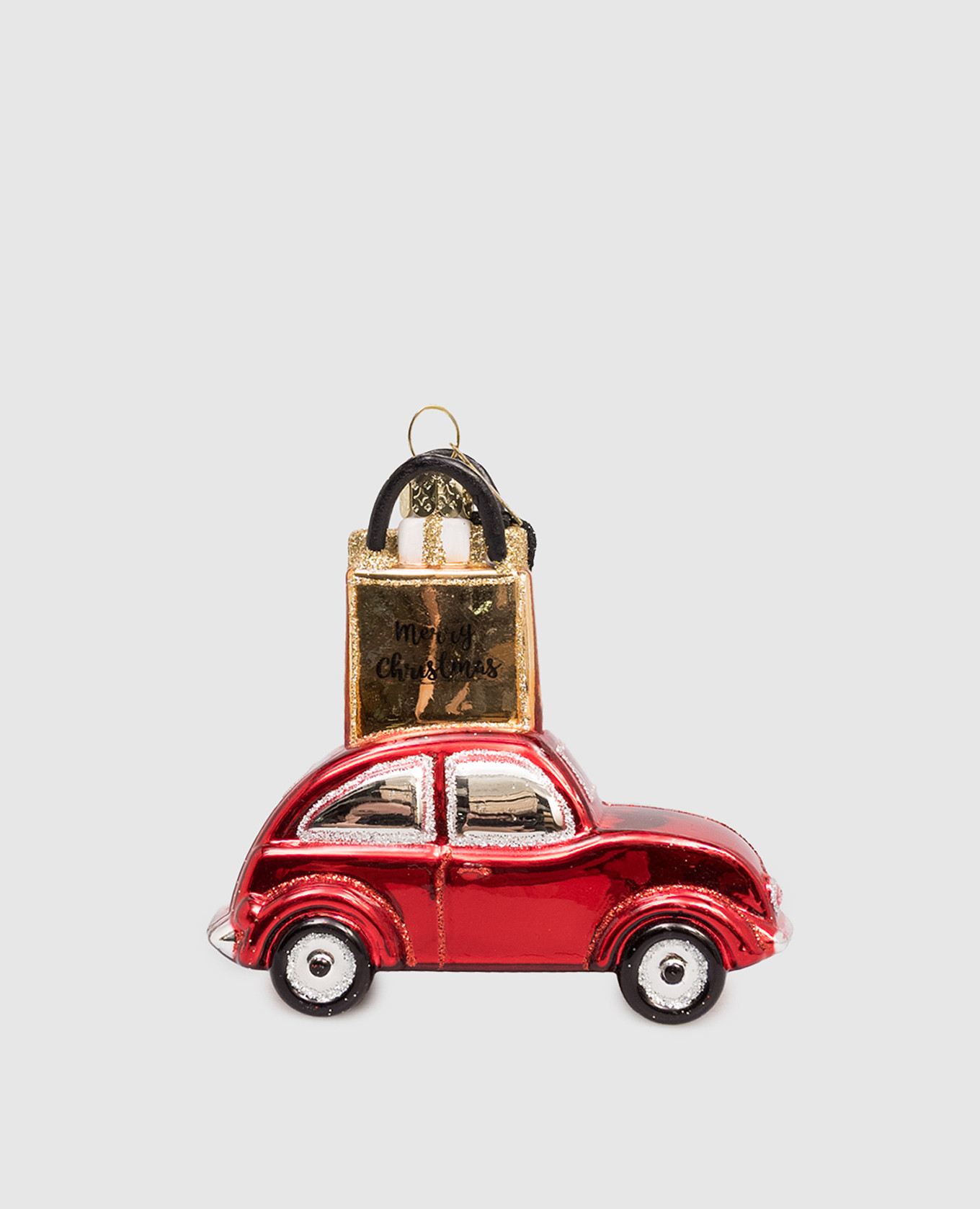 

Елочная игрушка Shoppingbag, Красный, Елочные украшения