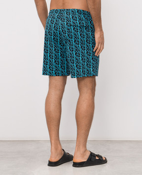 Stefano Ricci Чорні шорти для плавання M6B6200070B65405