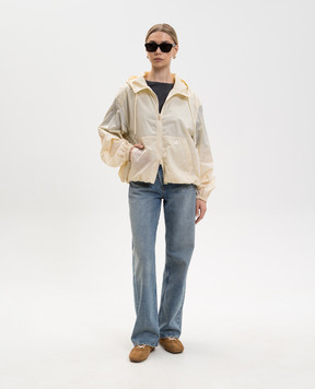 Juun.j Сіра футболка з принтом JW6342W063