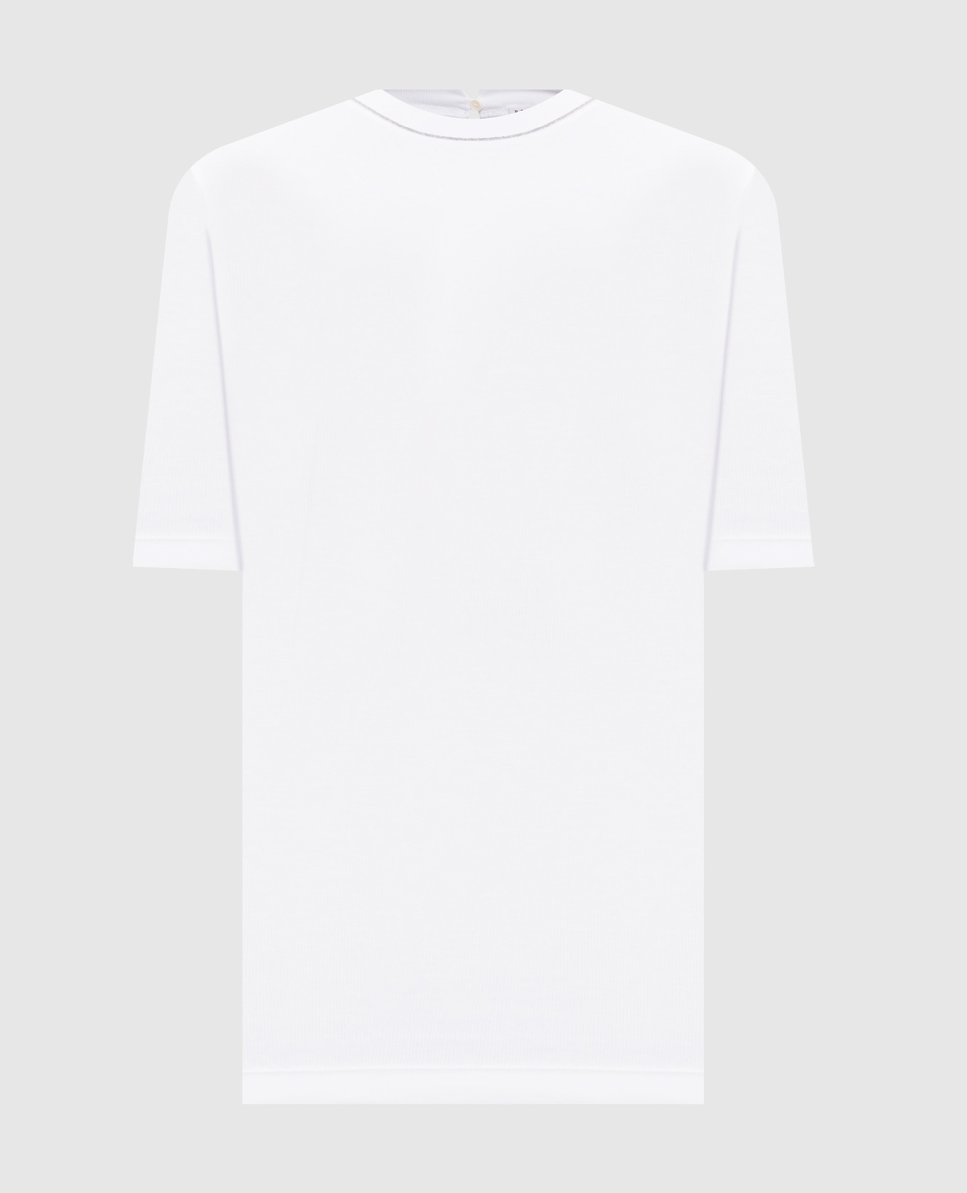 Белый топ с цепочкой мониль