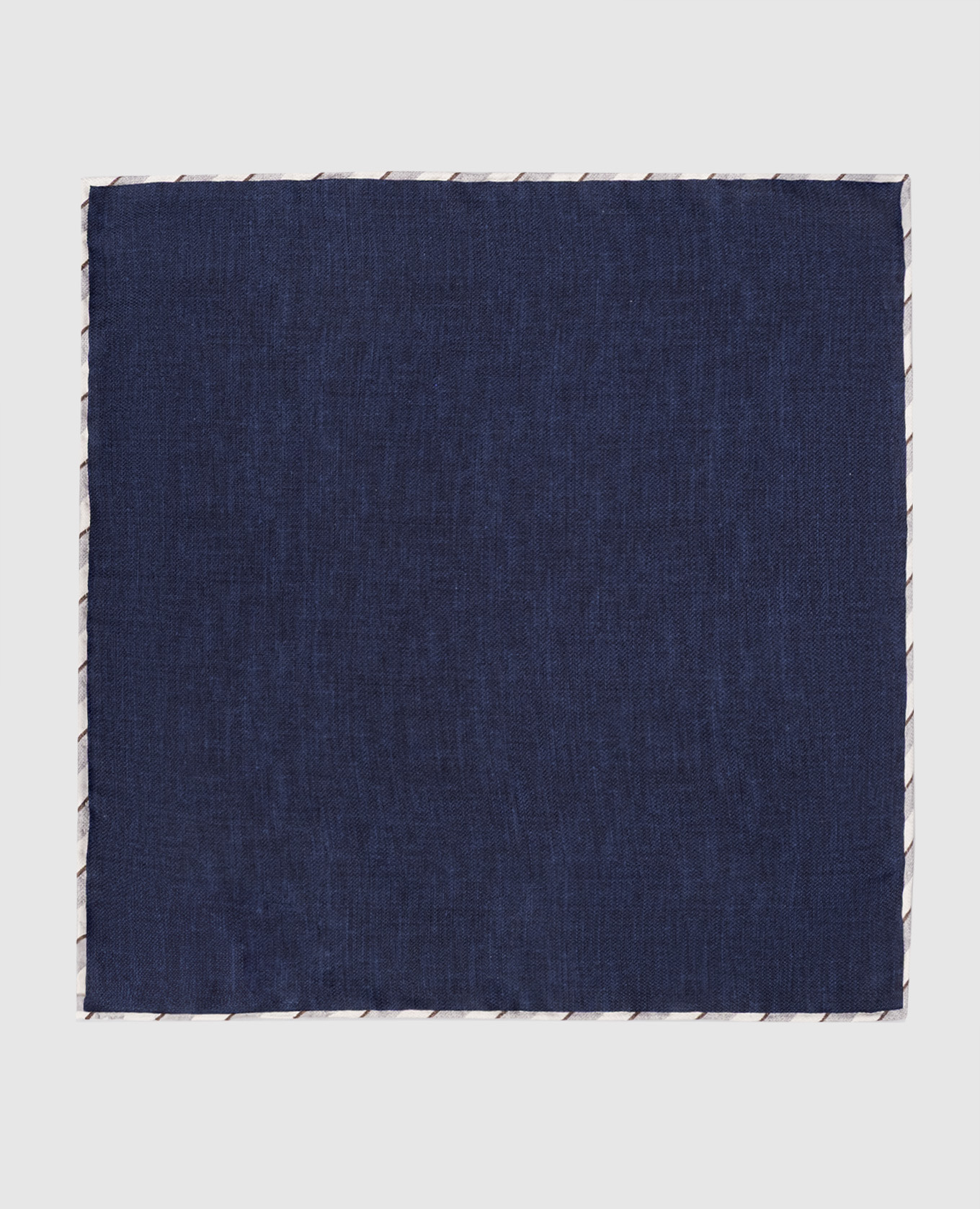 Двухсторонний платок-паше из шелка с окантованием