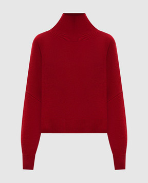Loulou de Saison Красный свитер LUKE из шерсти мериноса и кашемира LUKE