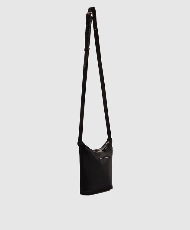 Maison Margiela MM6 Черная сумка с нашивкой логотипа SB6WG0026P9062 изображение 3