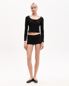 Dore & Rose Чорна піжама Henley HENLEYSLEEPSET