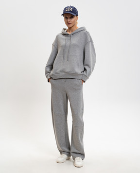 Max & Co Сіре худі з логотипом MCODANCING