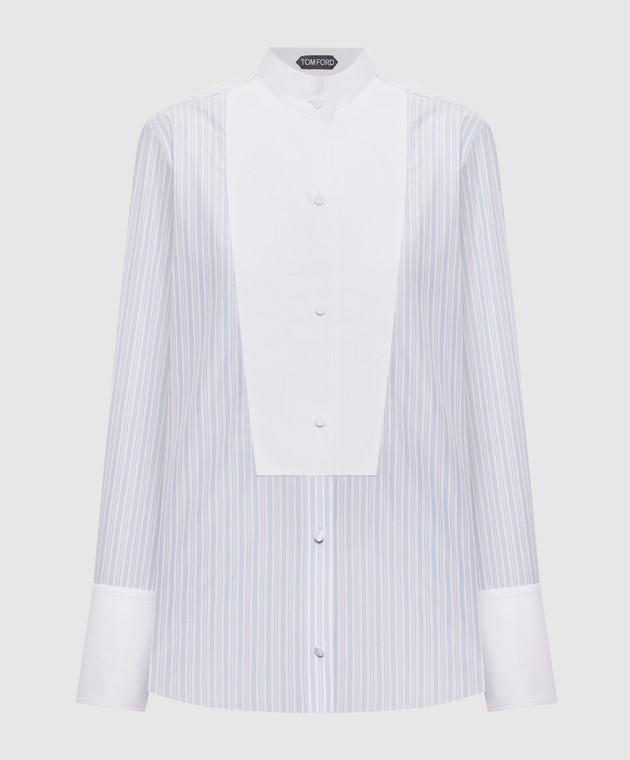 Tom Ford Голубая рубашка в полоску CA3344FAX1808