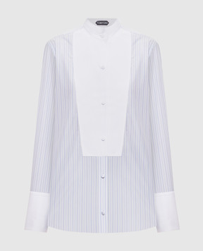 Tom Ford Голубая рубашка в полоску CA3344FAX1808