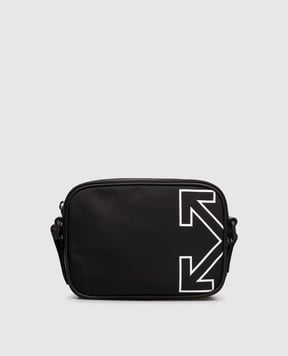 Off-White Чорна сумка з емблемою OMNQ099C99FAB001