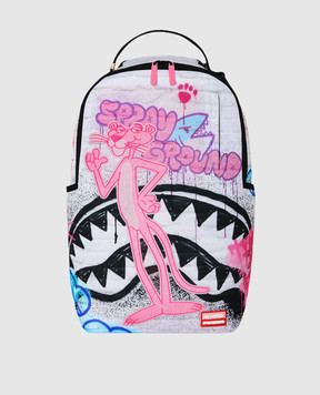 Sprayground Дитячий сірий рюкзак PINK PANTHER HEIST MURAL 910B9134NSZ