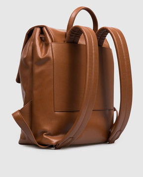 Marsell Коричневий шкіряний рюкзак Patta MB0430P010