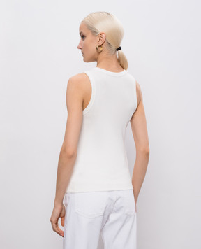 JOSEPH Білий топ в рубчик Yeux JF009683