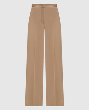 Gabriela Hearst Коричневые брюки Vesta из шерсти 3262190T134