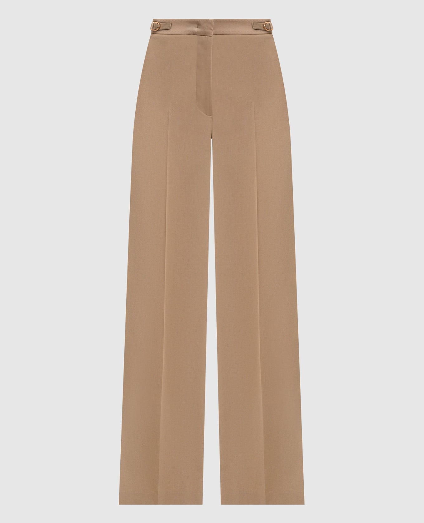 Коричневые брюки Vesta из шерсти