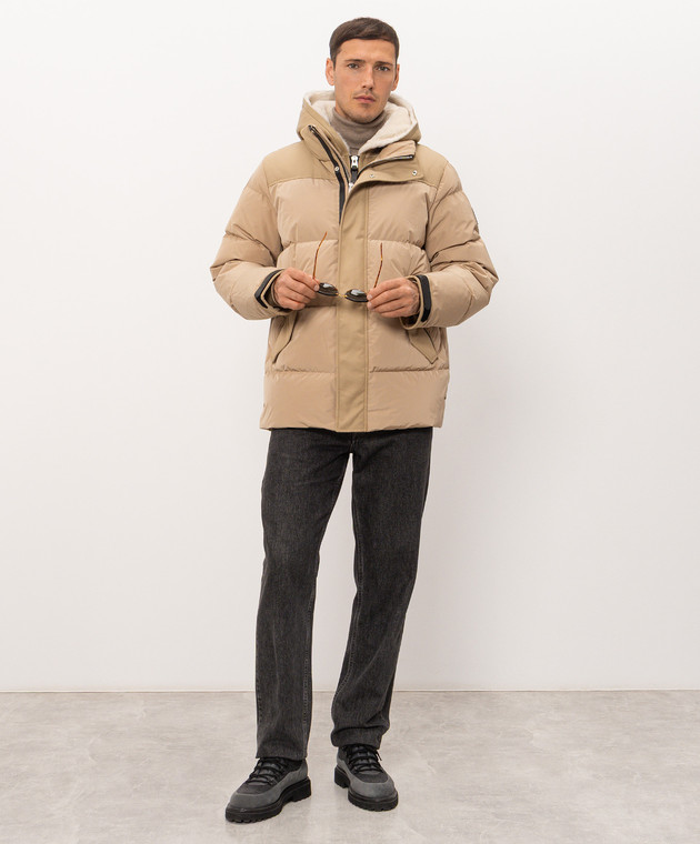Mackage Бежевий пуховик RILEY RILEYZ зображення 2