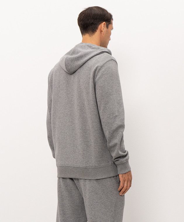Canali Серая спортивная куртка MJ02454T0968 изображение 4