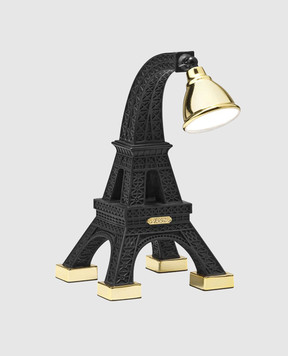 Qeeboo Чорна настільна лампа Paris M у формі ейфелевої вежі 33001BL