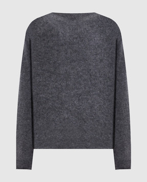 Max Mara Weekend Серый свитер ECO из шерсти и кашемира WKDECO