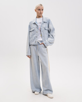 Maison Margiela MM6 Голубая джинсовая куртка S52AM0340M30056