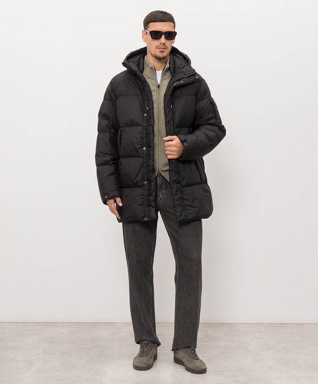 C.P. Company Кардиган с шерстью цвета хаки MKN088A110149A изображение 2