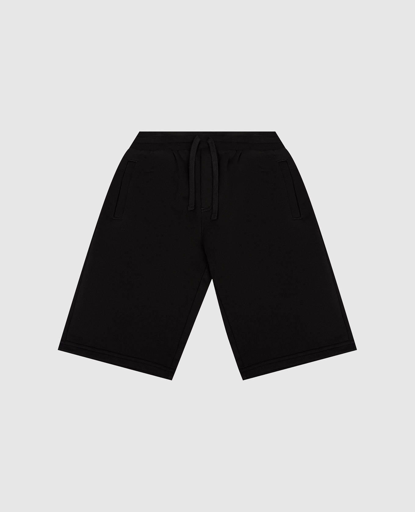 

Детские черные шорты с логотипом, Черный, Шорты