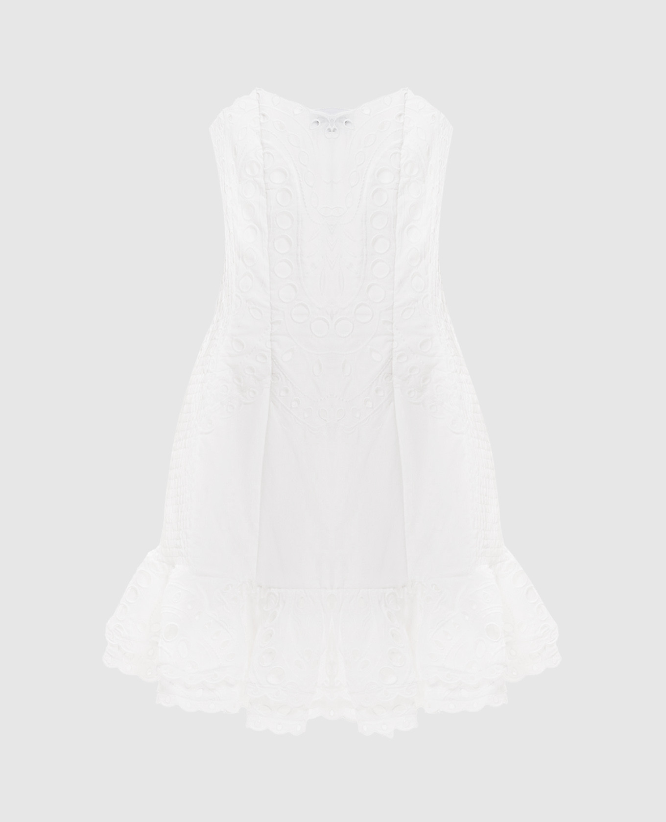 Белое платье мини Salty