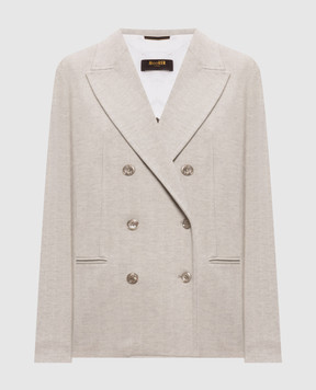 MooRER Сірий двобортний жакет ALERIAPAR