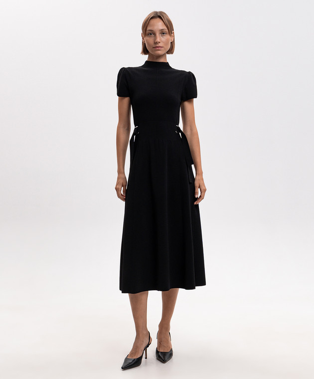 3.1 Phillip Lim Чорна сукня міді E25170362VRW зображення 3