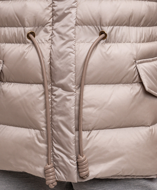 Moncler Серая пуховая куртка Raies L20931A00157597YF изображение 5