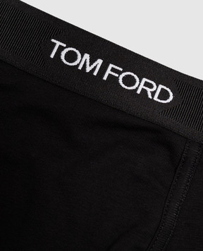 Tom Ford Черные трусы с узором логотипа T4LC31040