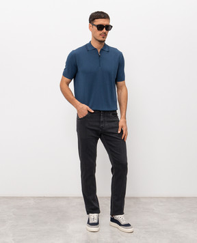 Scissor Scriptor Чорні джинси Costantino з ефектом потертості COSTANTINOT1891231