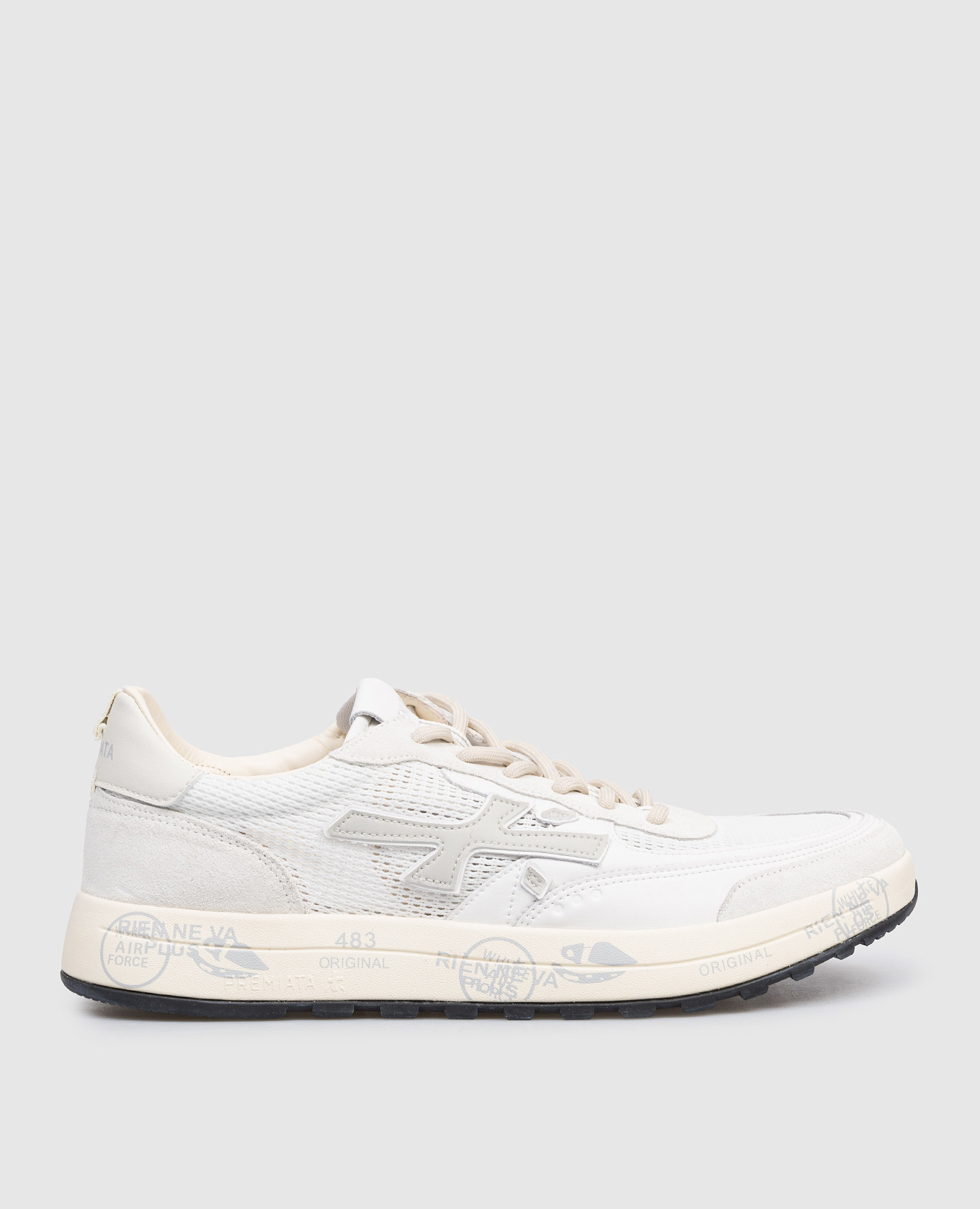 Белые комбинированные кроссовки NOUS