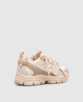 Off-White Бежевые кроссовки Be Right Back с эмблемой OWIA289F25LEA001