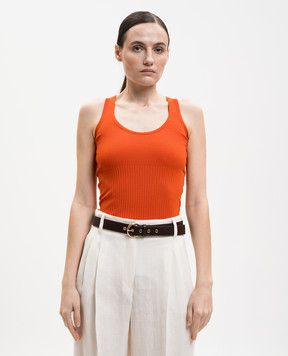 Max Mara Оранжевая майка GHIRO MXMGHIRO