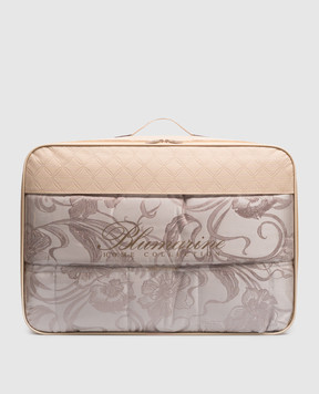 Blumarine Home Бежеве покривало Lapis в квітковий візерунок 270х270 W0000250034