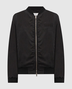 Iceberg Черный бомбер с нашивкой логотипа O0905287