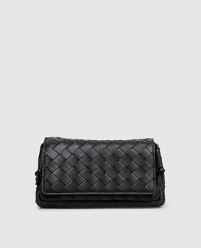 Bottega Veneta Чорна шкіряна сумка крос-боді Notturno 843893VCPP0