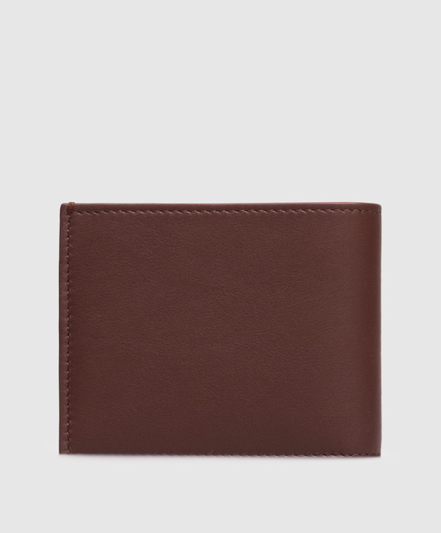 Brunello Cucinelli Коричневый кожаный портмоне Smooth MWZNBU006 изображение 2