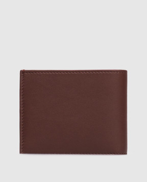 Brunello Cucinelli Коричневый кожаный портмоне Smooth MWZNBU006