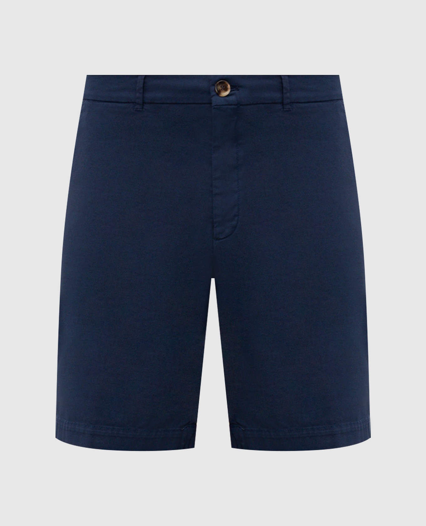 Синие шорты из хлопка