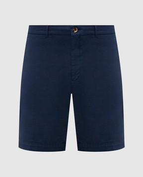 Brunello Cucinelli Сині шорти з бавовни M289LU0010