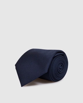 Brunello Cucinelli Синя краватка з вовни M032P0018