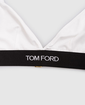 Tom Ford Бежевый браслет с логотипом BRJ009JEX011