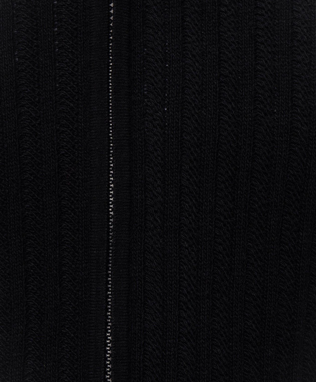 Stone Island Синій кардиган з вовни та кашеміру L2S155100054S00FL зображення 5
