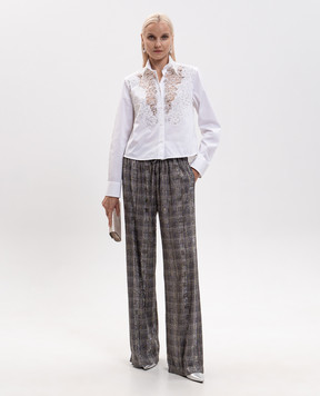 Ermanno Scervino Біла сорочка з кристалами D492K311APCTBQP