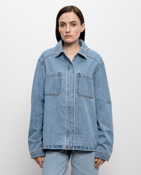 Kiton Синя джинсова сорочка DJ61402K0926H