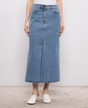 Loulou de Saison Голубая джинсовая юбка RONA RONALDS