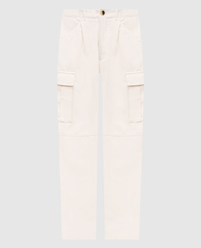 Brunello Cucinelli Бежеві карго з вовною ME262F1160