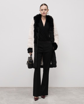 Twinset Белая удлиненная куртка 252TT2153