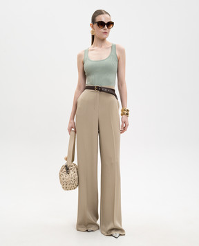 Max Mara Зеленая майка GHIRO MXMGHIRO