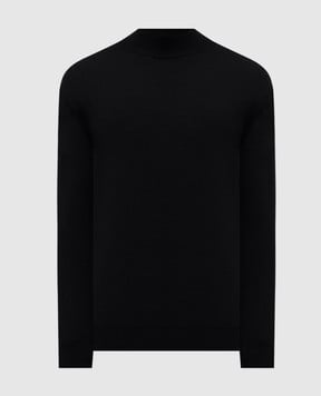 Cashmere&Whiskey Чорний светр з вовни мериноса 97397